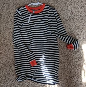 Asos maternity nursing striped shirt